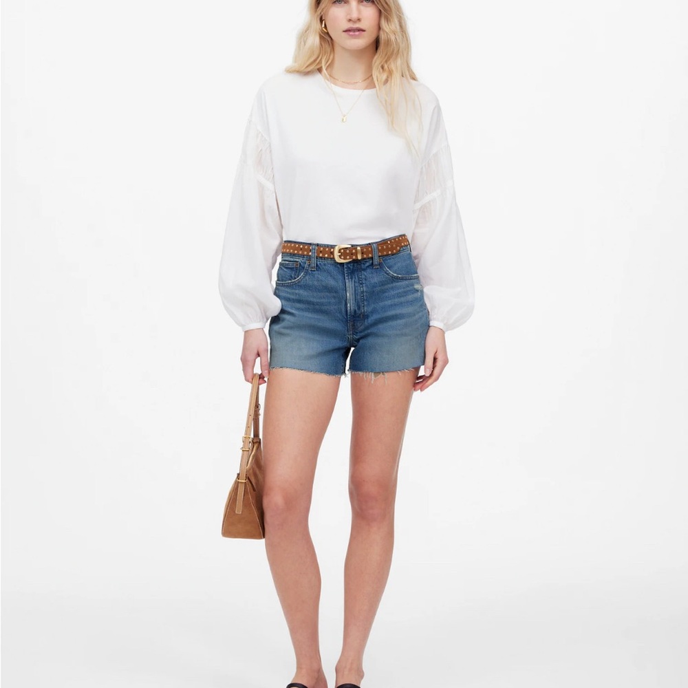 Madewell size 25 Blue Denim Cutoff Shorts (bin11)